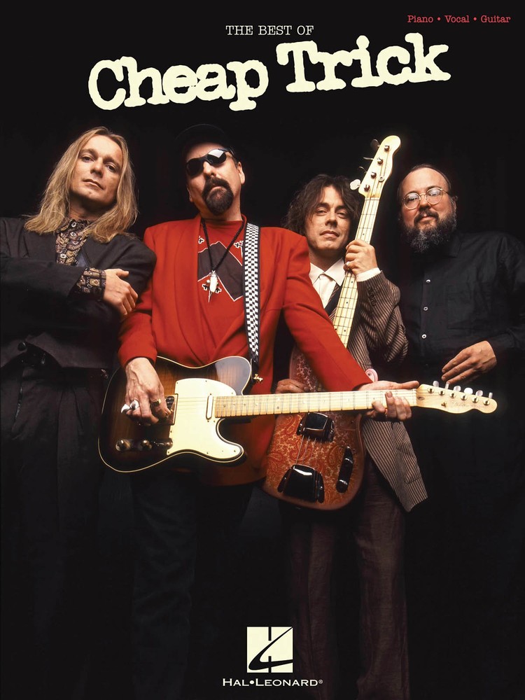 The Best of Cheap Trick for Piano Sheet Music Guitar Chords 10 Rock Songs Book