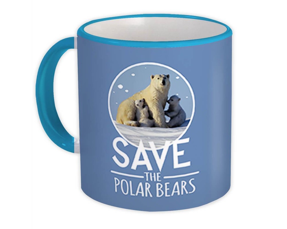 Gift Mug : Save The Polar Bears For Wildlife Nature Protector Protection Animal