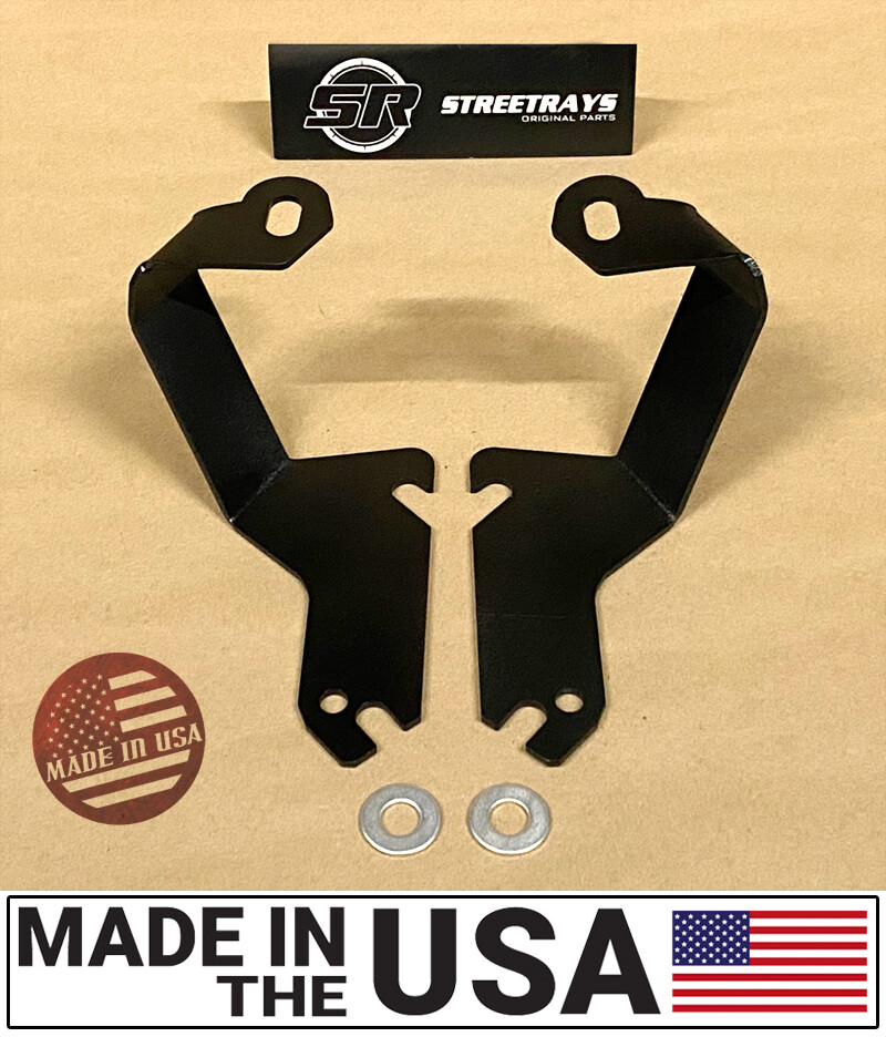 SR Hood Hinge LED Light Mount Brackets for 99-06 Silverado Sierra