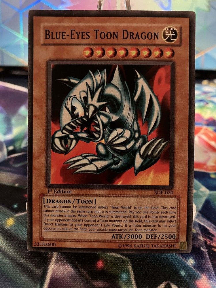 Blue-Eyes Toon Dragon 2003 Starter Deck Pegasus SDP-020 1st Ed Yugioh