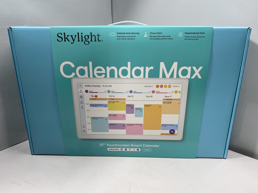 Skylight - Calendar Max: 27 inch Touchscreen Smart Calendar and Family Organizer