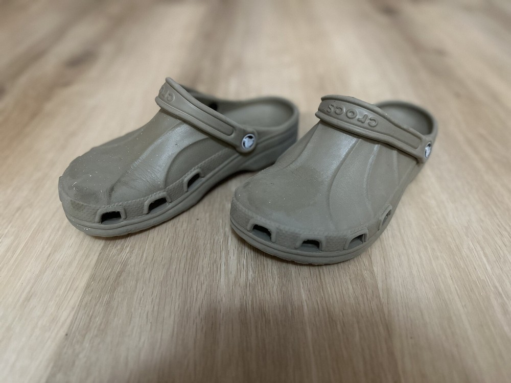 Crocs Ralen Clog Mens Size 6 Walnut Brown Comfort Slip On