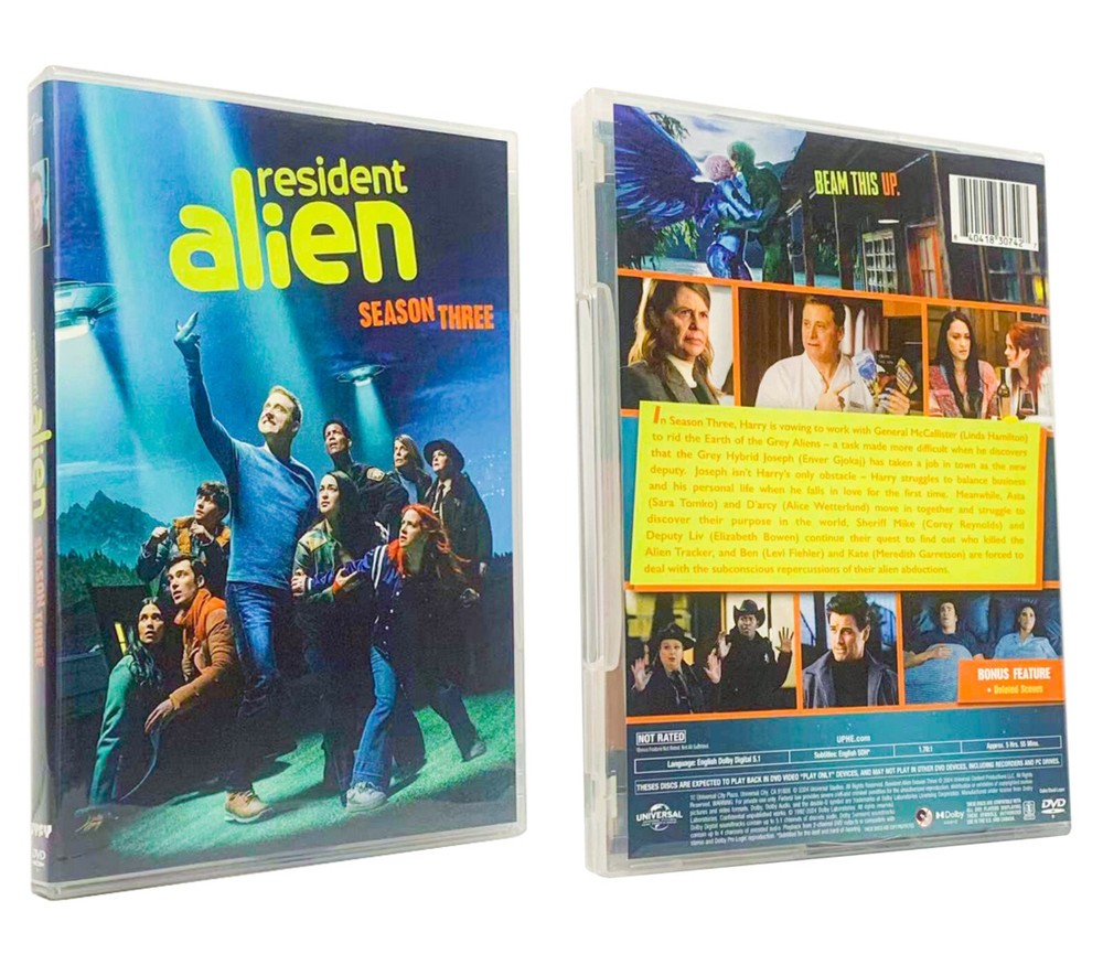 Or Resident Alien Season 3 (DVD) Box Set Sealed & New Free Ship