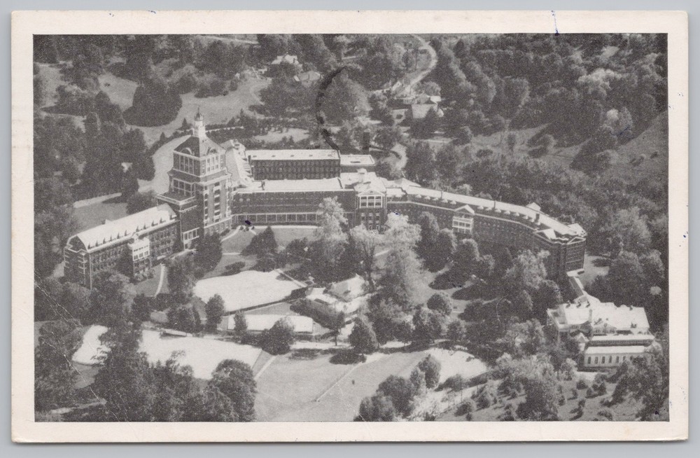 The Homestead Hotel~Aerial View~Hot Springs Virginia~1948~Vintage Postcard