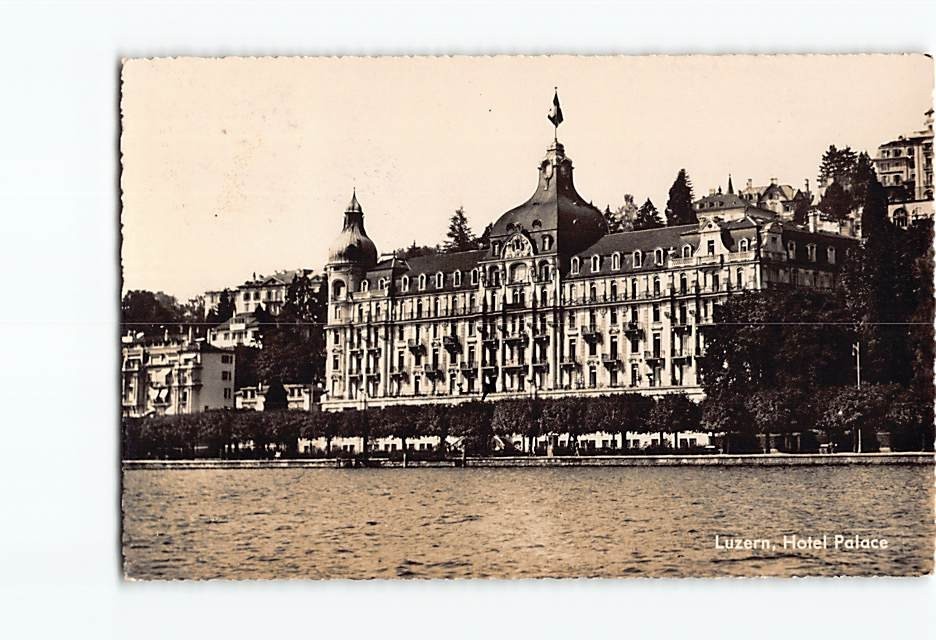 Postcard Hotel Palace Luzern Switzerland