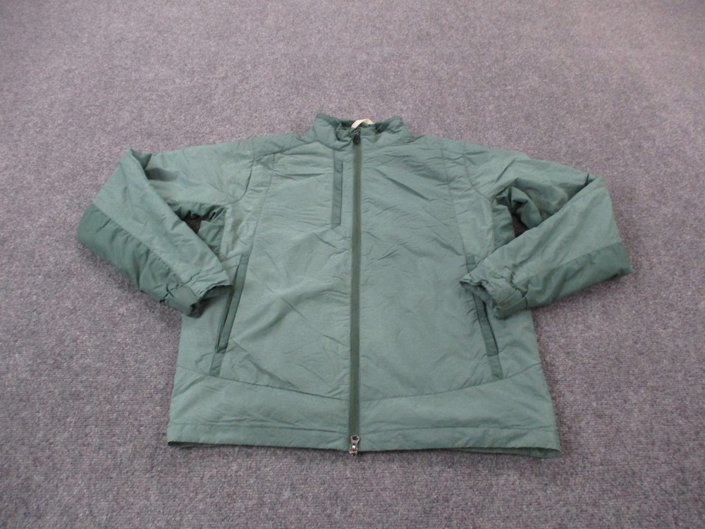 Zero Restriction Jacket Mens M Green Nylon Active Track Sport Stretch