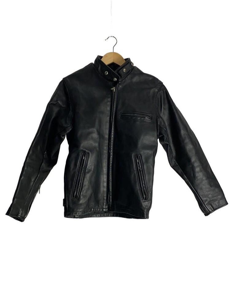 Schott Single Riders Jacket/34/Cowhide/Blk 31901