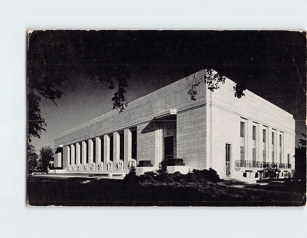 Postcard Folger Shakespeare Library Washington DC USA