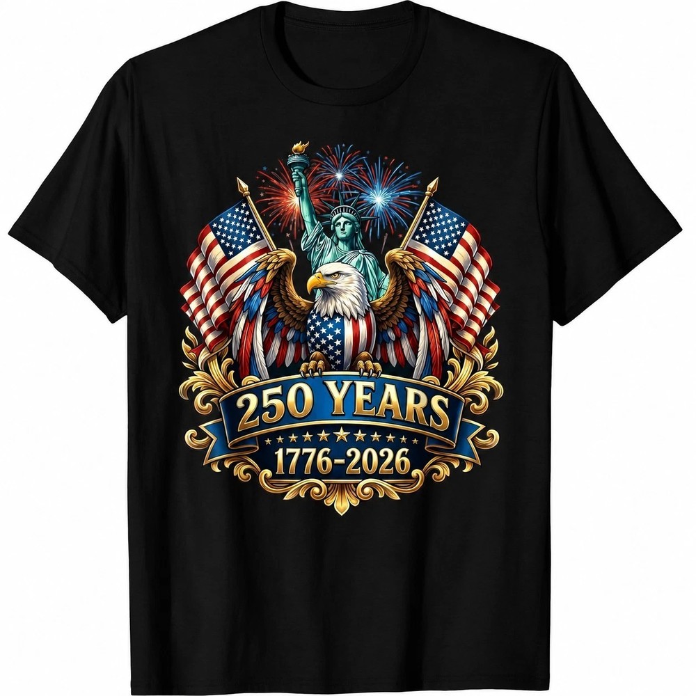 250th Anniversary USA 250 Year America Patriotic 4th of July T-Shirt