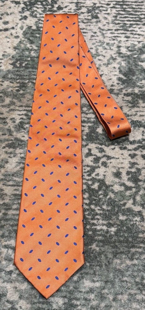 Bespoke Britches of Georgetowne silk tie Made In Italy Florida Gators Football