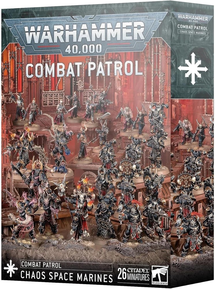 Warhammer 40k Chaos Space Marines Combat Patrol - Assemble & Paint Miniatures!