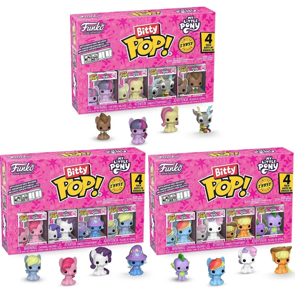 Funko Bitty POP! My Little Pony Series 4pks - Assorted - You Choose!