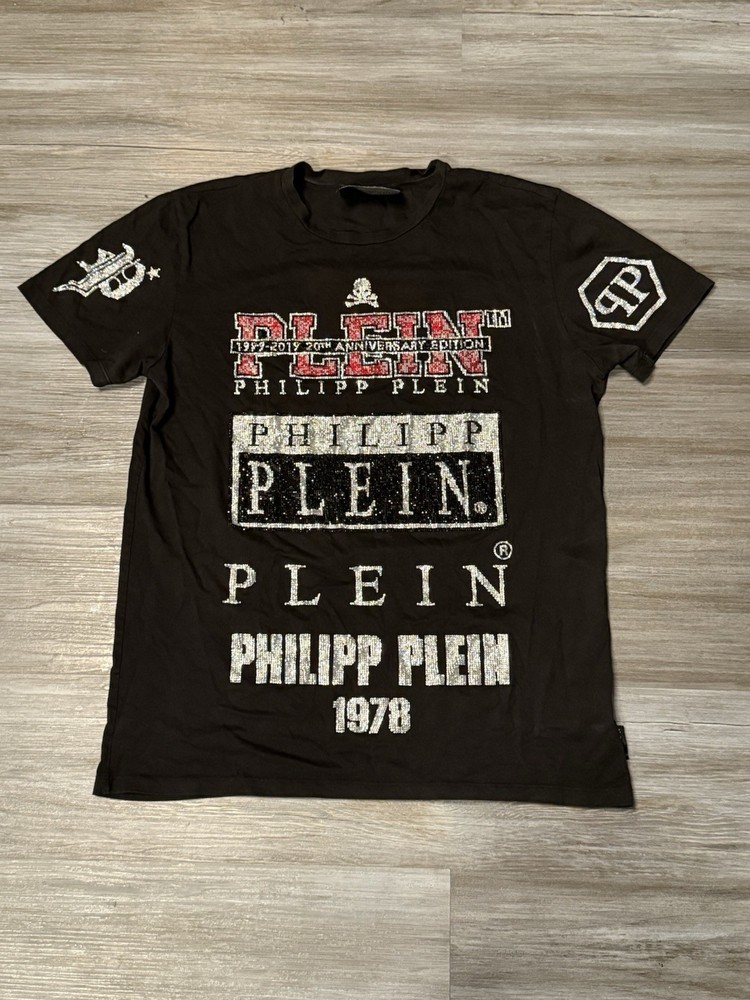 Philipp Plein Men's T-Shirt Size L - Used- Good Condition