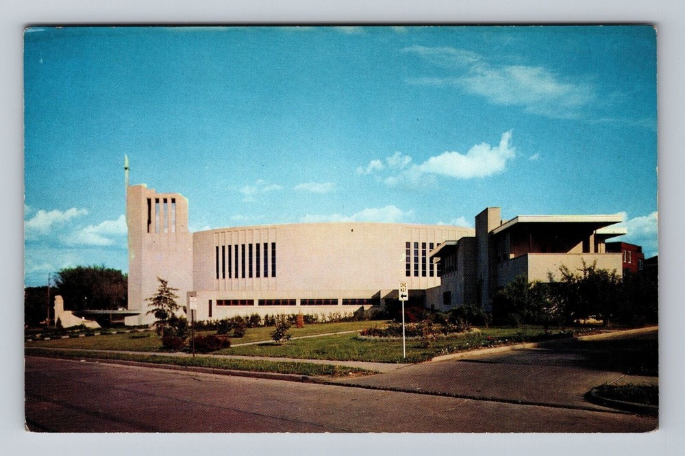 Missouri MO Kansas City St Francis Xavier Church Vintage Postcard