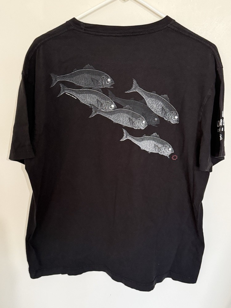 Tool Band Fish T Shirt Men's Med Large Concert Los Angeles Rock Concert Tee