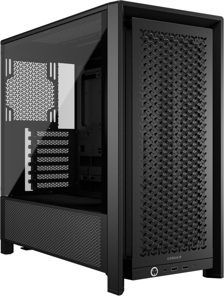 4000D Frame Modular Mid-Tower ATX PC Case – High Airflow, Infinirail™ Fan Mounti