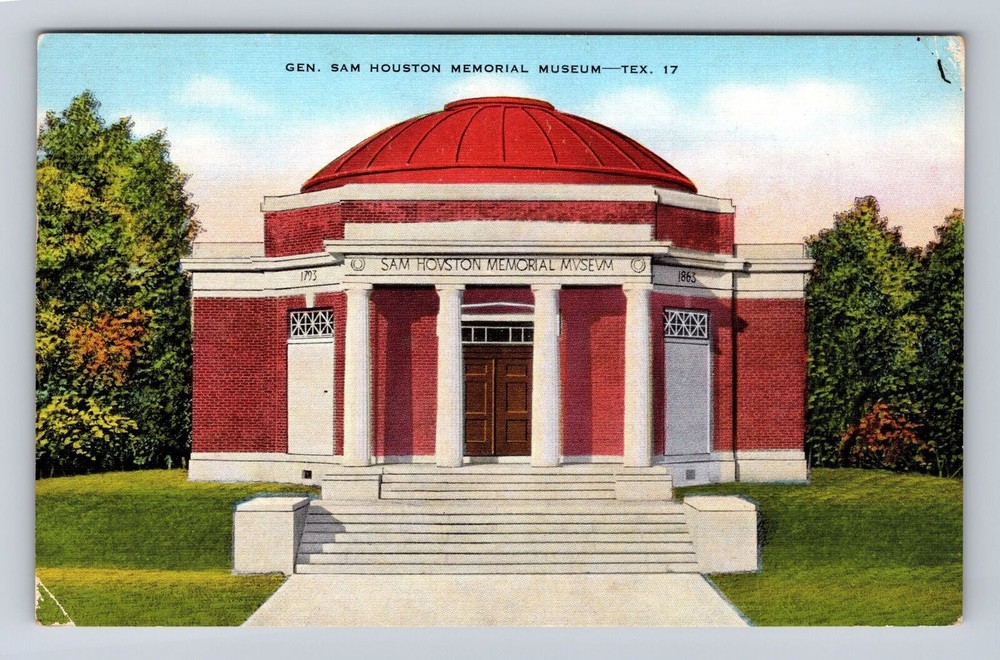 Huntsville TX- Texas, General Sam Houston Memorial Museum, Vintage Postcard