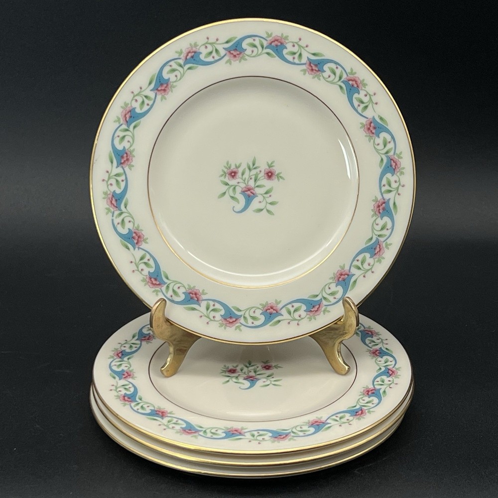 Vtg Lenox Bellefonte S-301 Set Of 4 Bread Plates 6.25” Made In USA