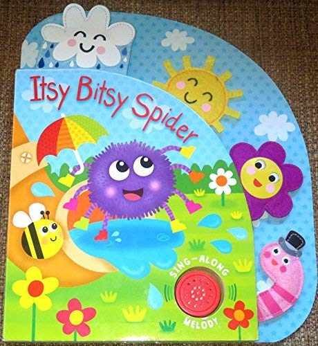 KideBooks Itsy Bitsy Spider: - Board book, by Jennie Bradley - Very Good