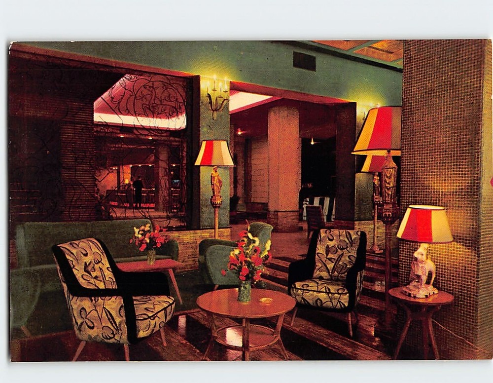 Postcard A View Of Lounge & Bar At Hotel Nevada Palace Granada Spain