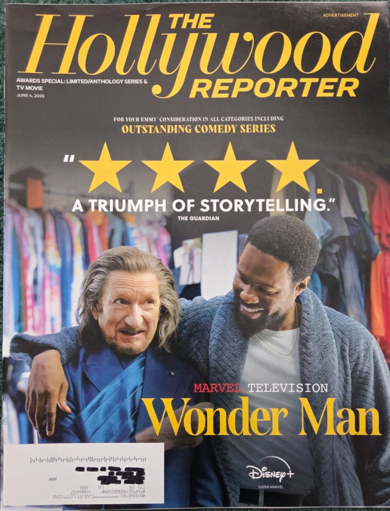 THE HOLLYWOOD REPORTER MAGAZINE June 4, 2026 WONDER MAN Emmy Special