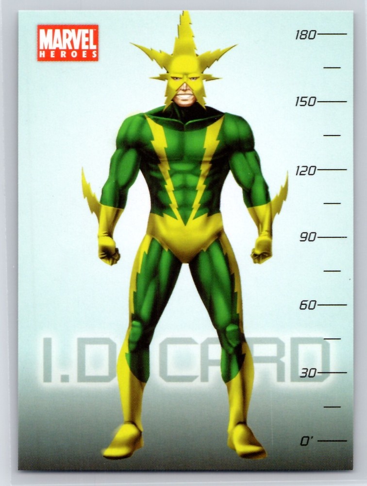 ELECTRO 2008 Marvel Heroes Panini Preziosi Collection Sticker #11 *Quantity