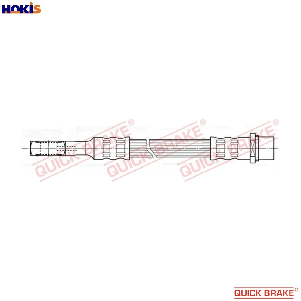 BRAKE HOSE 58.939 FOR VAUXHALL ZAFIRA/Mk ASTRAVAN/IV OPEL X 17 DTLY17DT 1.7L