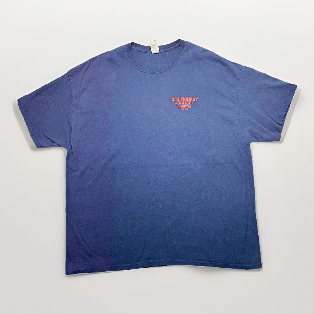 Navy Blue Gas Monkey Garage Graphic T-shirt Men's