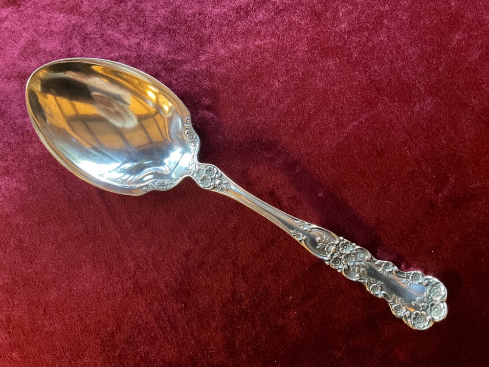 BUTTERCUP by Gorham Sterling Casserole Serving Spoon No Monogram—Gorgeous A+