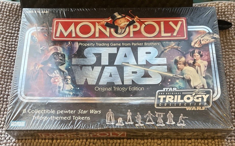 MONOPOLY Star Wars Original Trilogy Edition Board Game New Factory Sealed