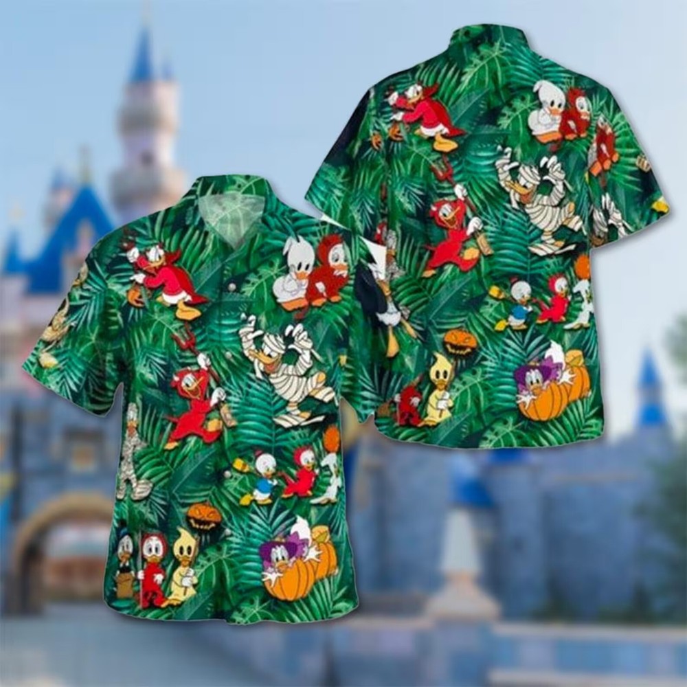 Tropical Donald Duck 3D HAWAII SHIRT US Size Best Price Father Day Gift