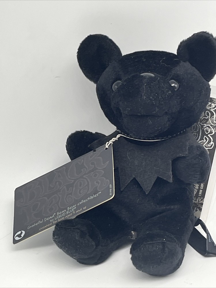 Grateful Dead Black Peter Plush Bean Bag with Tag Liquid Blue