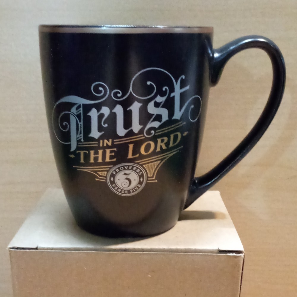 Black Ceramic Coffee Mug 11 fl oz 