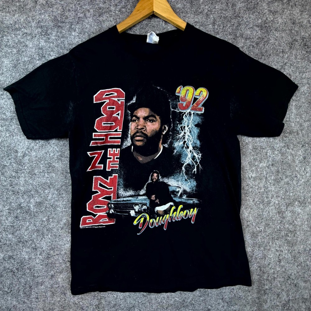 VTG  Boyz N The Hood Doughboy T-Shirt Mens Medium Black Ice Cube 1992