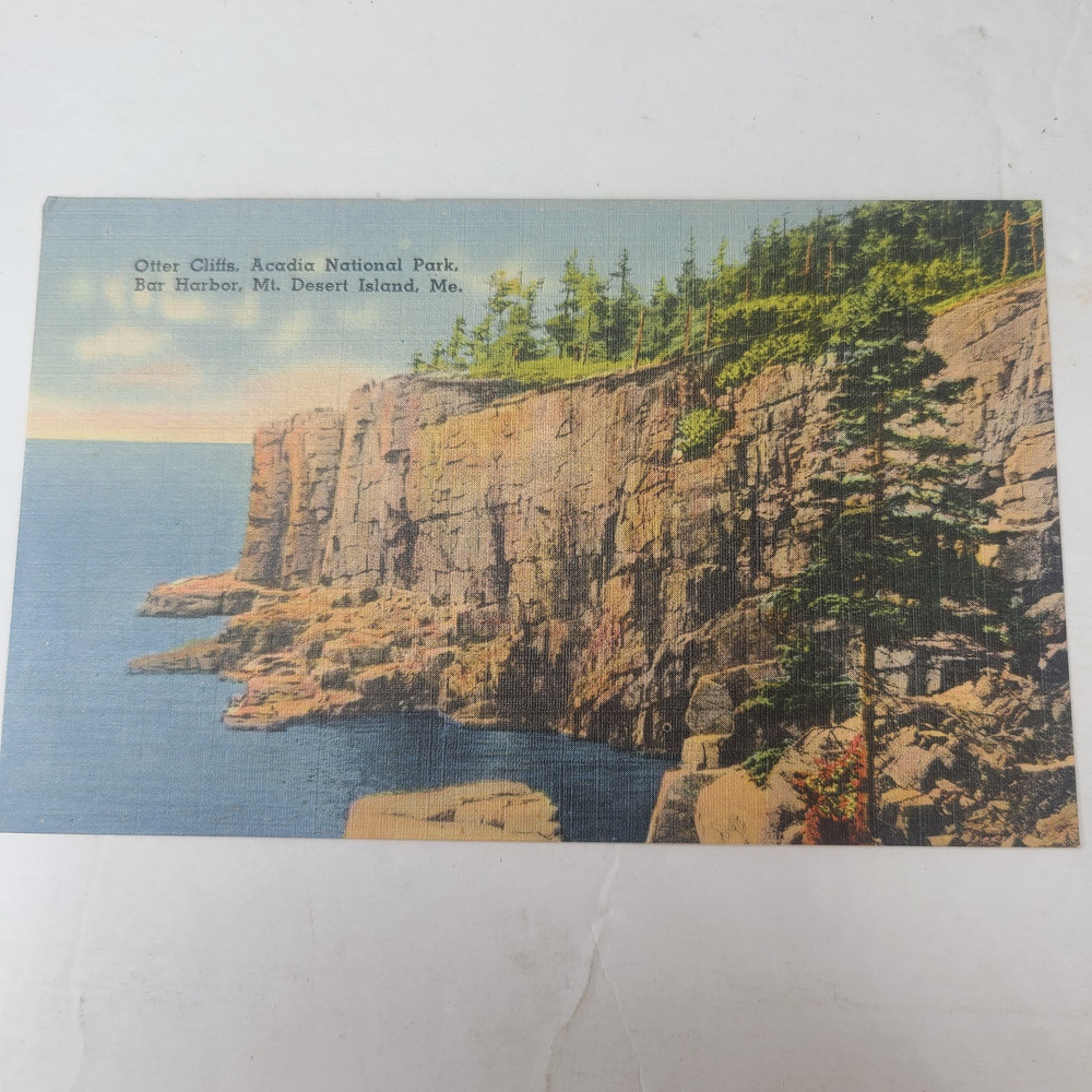 Otter Cliffs Acadia National Park Bar Harbor Mt Desert Island ME-image