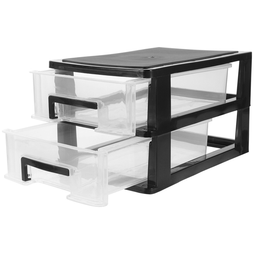 2 Layers Storage Drawer Containers with Drawers Mascara Organizer