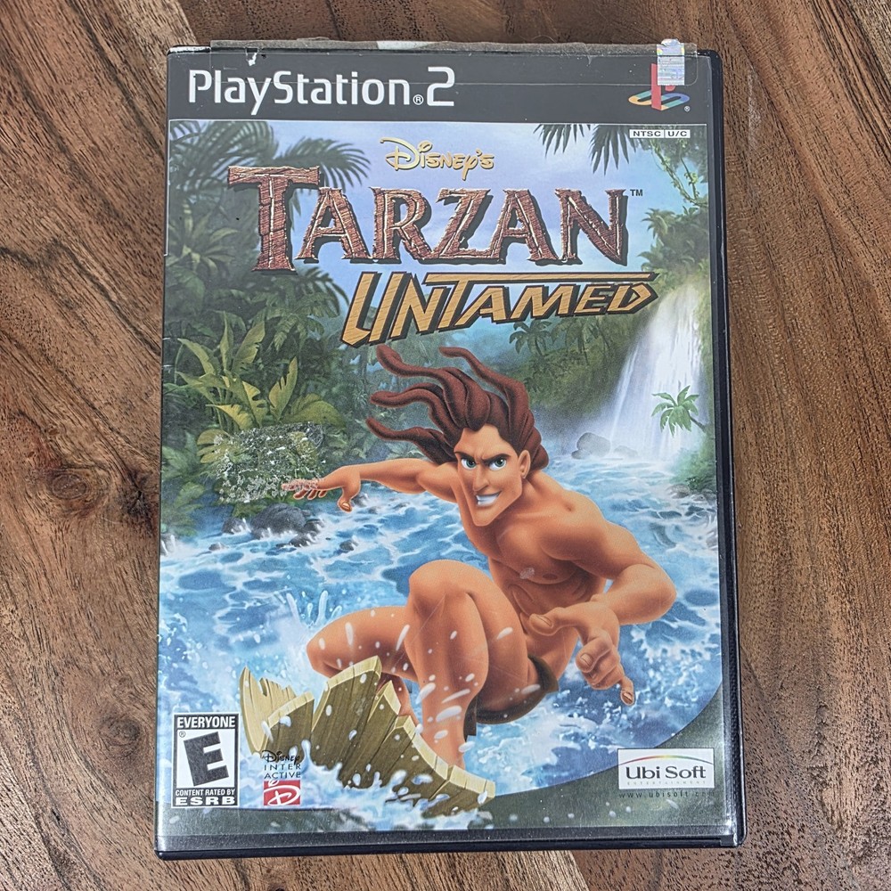 Disneys Tarzan Untamed Sony Playstation 2 PS2 Video Game CIB Complete In Box