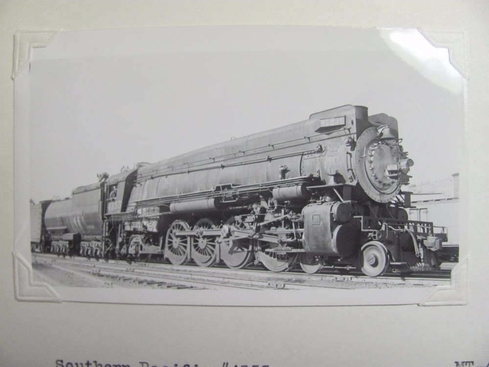 Southern Pacific Railroad 4-8-2 Locomotive #4355 California 1940 B&W Photo
