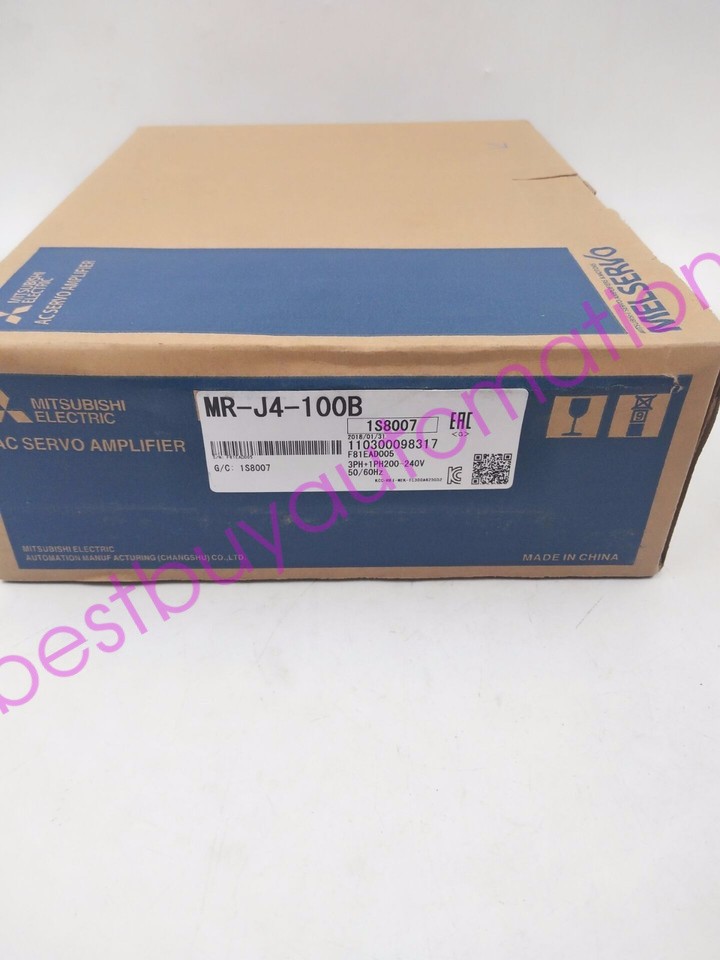 1PC New Mitsubishi MR-J4-100B Servo Drive MRJ4100B In Box Expedited Shipping