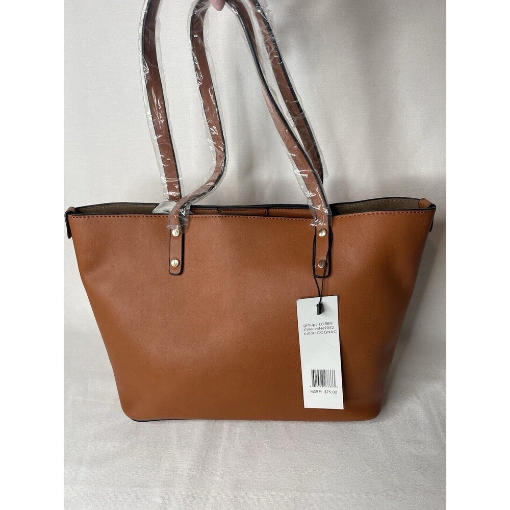 Mondani Loren Large Tote Handbag Brown NWT