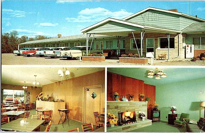 Postcard MOTEL SCENE Fremont Indiana IN m/09 AI7293