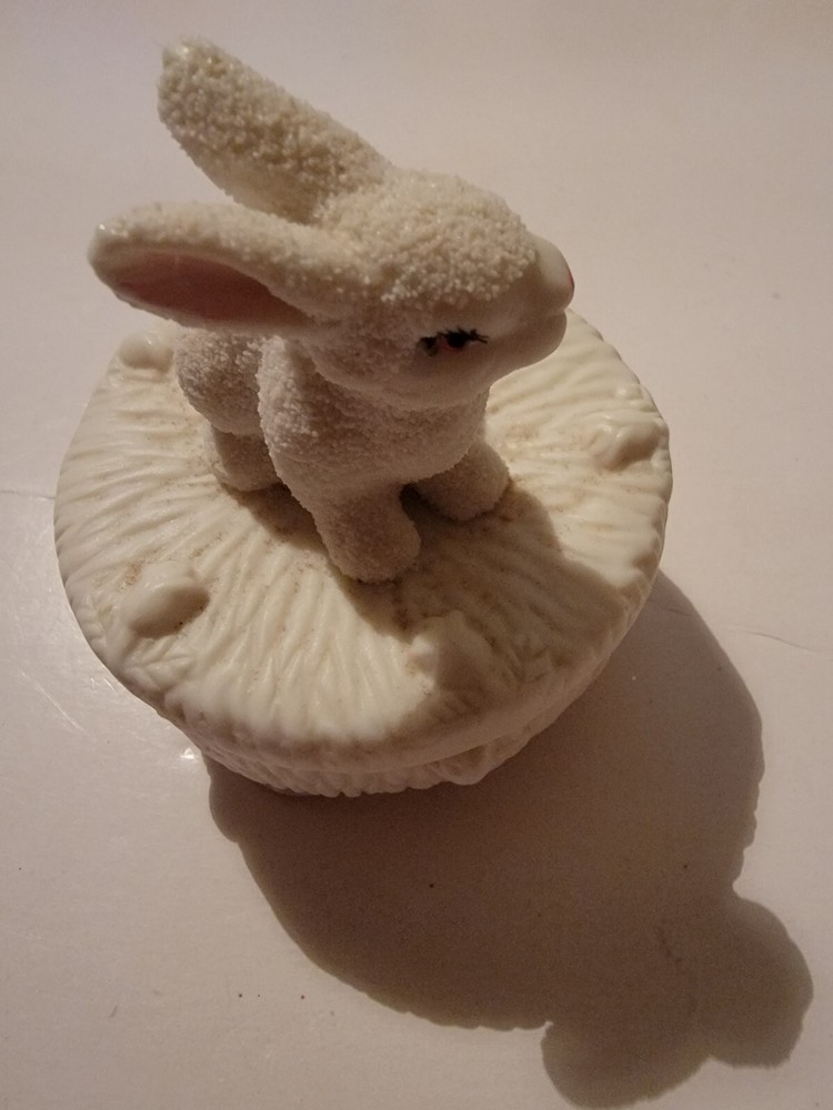 Easter Bunny Rabbit Candy Dish Soap Trinket World Bazaar Ceramic