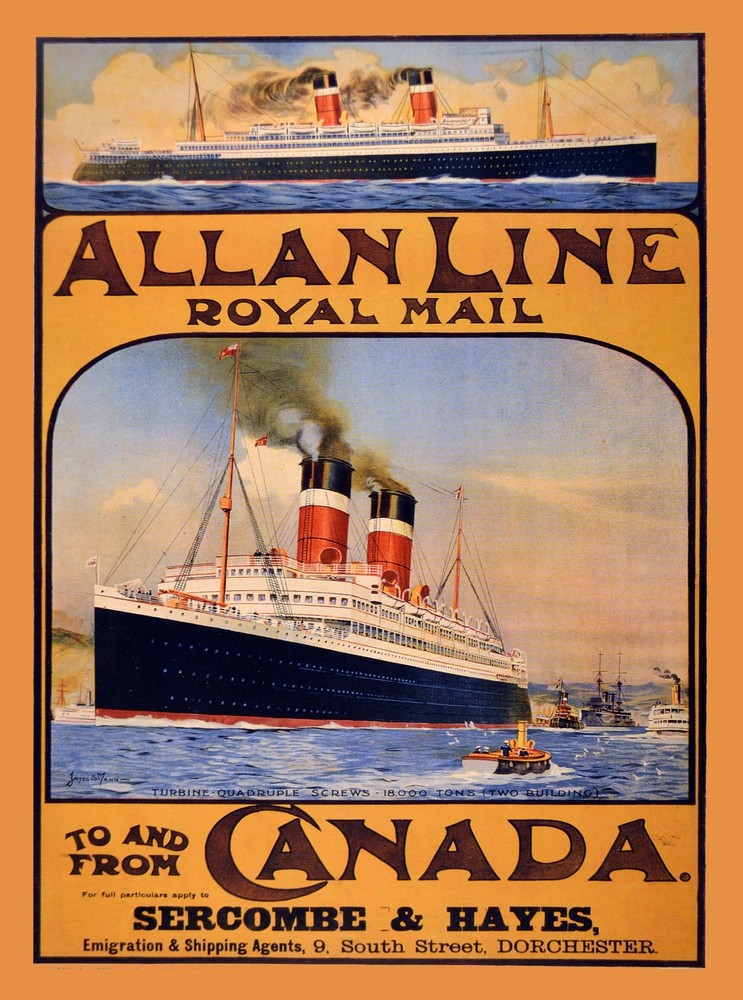 10792.Poster decoration.Home interior.Room art wall design.Canada Cruise Ship