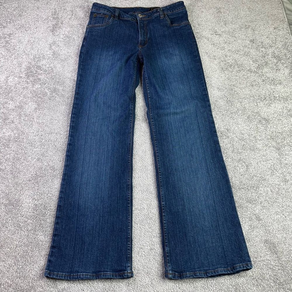 Lawman Jeans Women's 11 Blue Bootcut High Rise Dark Wash Denim Western Rodeo