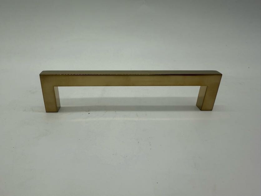 GLIDERITE 5 in. (128 mm) Center-to-Center Champagne Gold Bar Pulls (10-Pack )