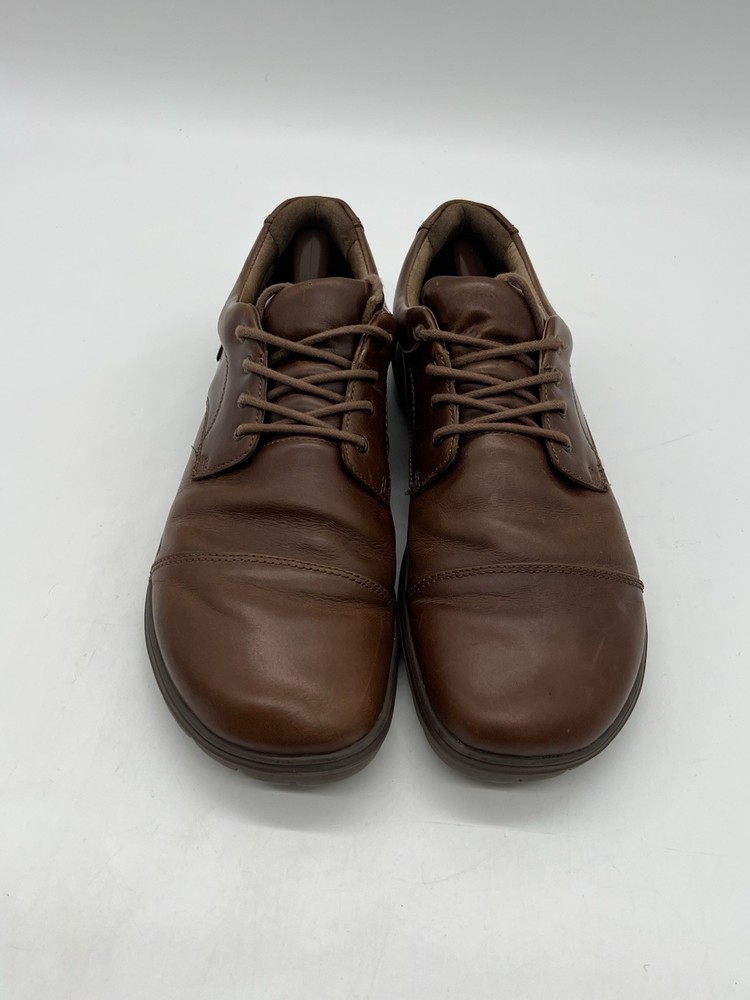 Lems Nine2Five Men 46 US 12 Size Brown Leather Barefoot Minimalist Comfort shoes