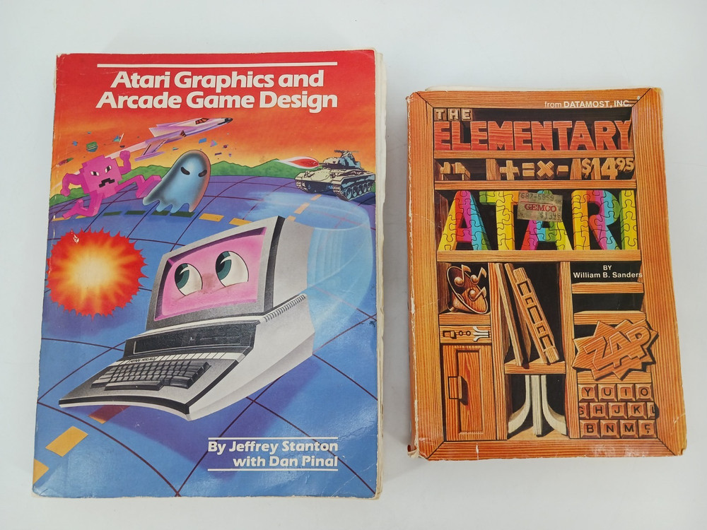 Lot 2 The Elementary Atari & Atari Graphics and Arcade Game Design Stanton Book
