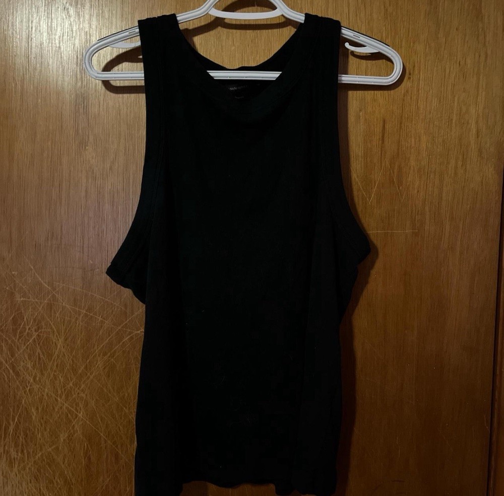 Banana Republic Women's Black Tank Top Size XL