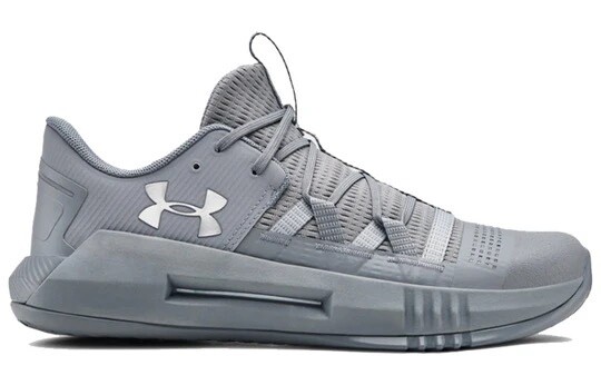 Women Under Armour Block City 2.0 Volleyball Shoes Size 7 Grey 3021377 101