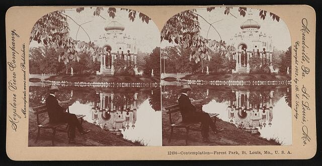 Photo:Contemplation- Forest Park, St. Louis, Mo., U.S.A.